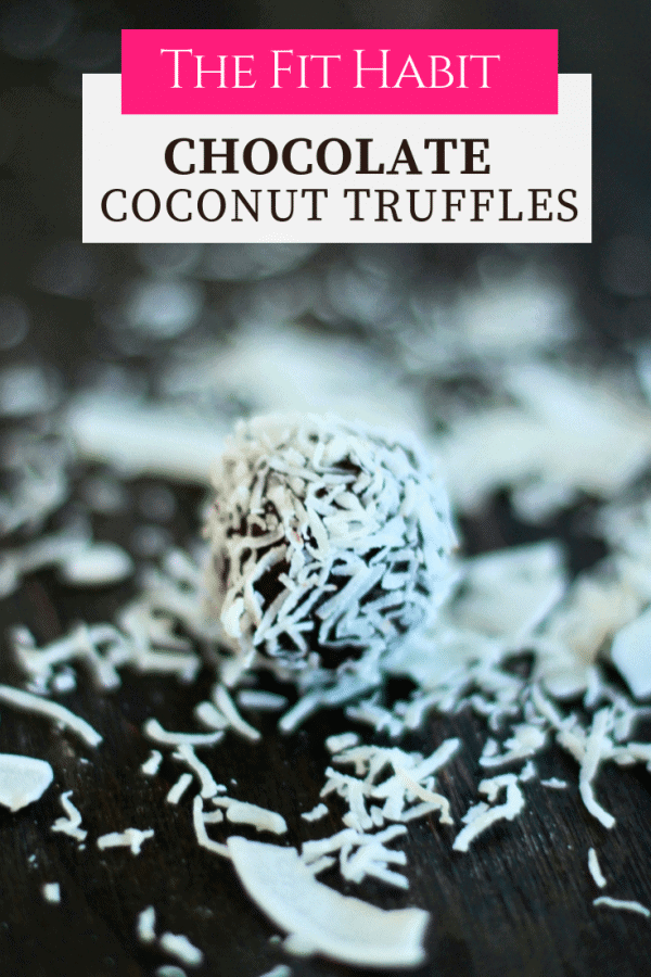 Coconut chocolate truffles (1) Coconut chocolate truffle recipe.